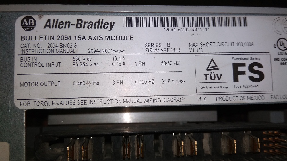 Allen Bradley Axis Module