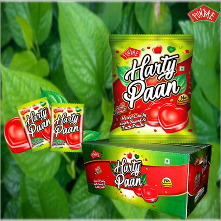 Harty Paan - Premium Centerfilled Pan Candy Balls | Eggless, Solid Form, Delightful Taste
