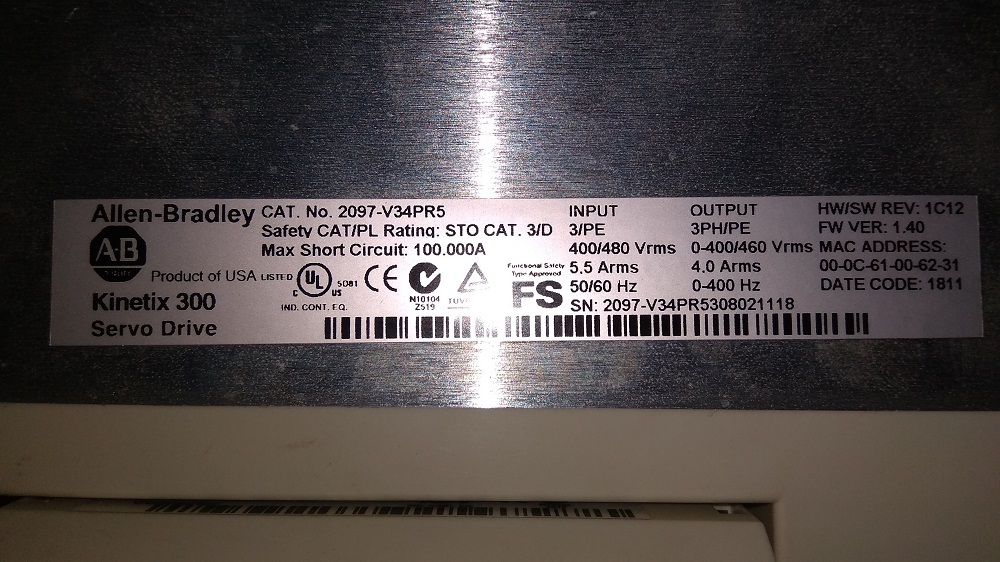 Allen Bradley Servo Drive