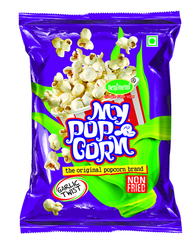 गार्लिक ट्विस्ट पॉपकॉर्न