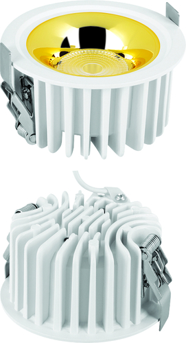 OREO COB Spot Light - Aluminium Alloy, 10-15 Watt, Black & White | LED, High Grade Reflector, Constant Current Driver, CRI>80
