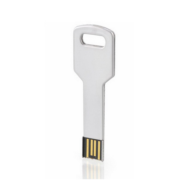 Single Color Metal Key Usb Flash Drive - 64gb To 2gb Capacities, Usb 2.0 Compatibility, Shock Resistant, Data Retention Up To 10 Years, Password Protection, Auto-run Feature, 1 Year Warranty