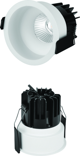 Black And White Deep Cob Spot Light