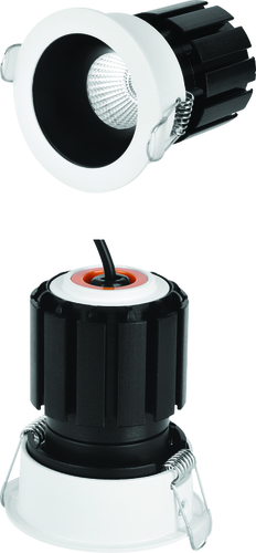 Black And White Glint Cob Spot Light