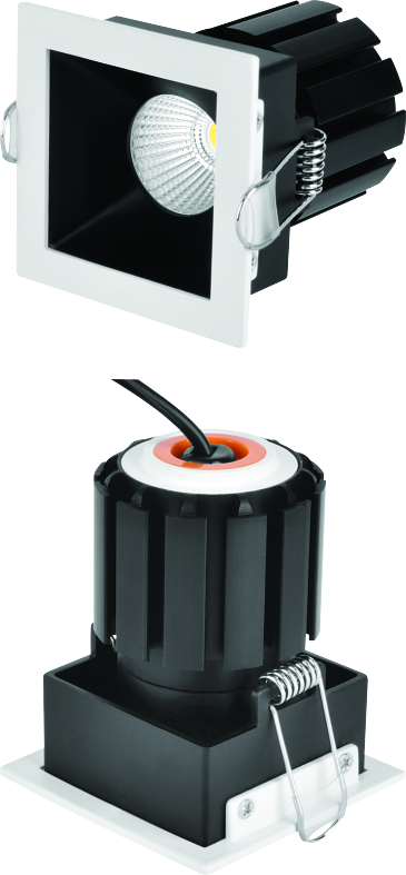 Black And White Glint Cob Spot Light
