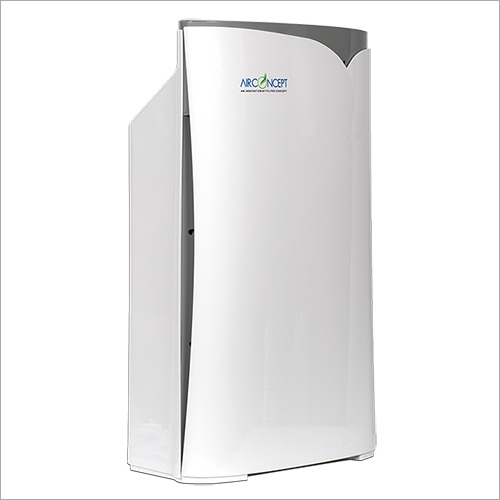 Air Purifier - Abs Material, 328*188*523 Mm Dimensions | 99.9% Efficiency, 45w Power, White Color, Automatic Grade, 1 Year Warranty, <61 Noise Level 