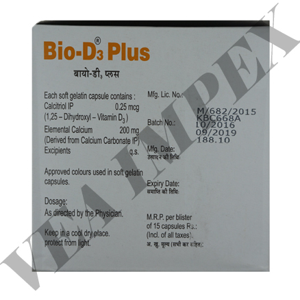 Calcium Capsule - Drug Type: Health Supplements