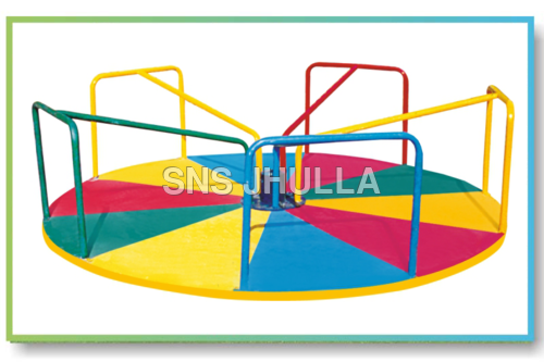 Revolving Playground Platform - MS Structure, 12x12x3 FT Size, 5 FT Diameter | Safe & Engaging Fun for Kids Aged 3-12