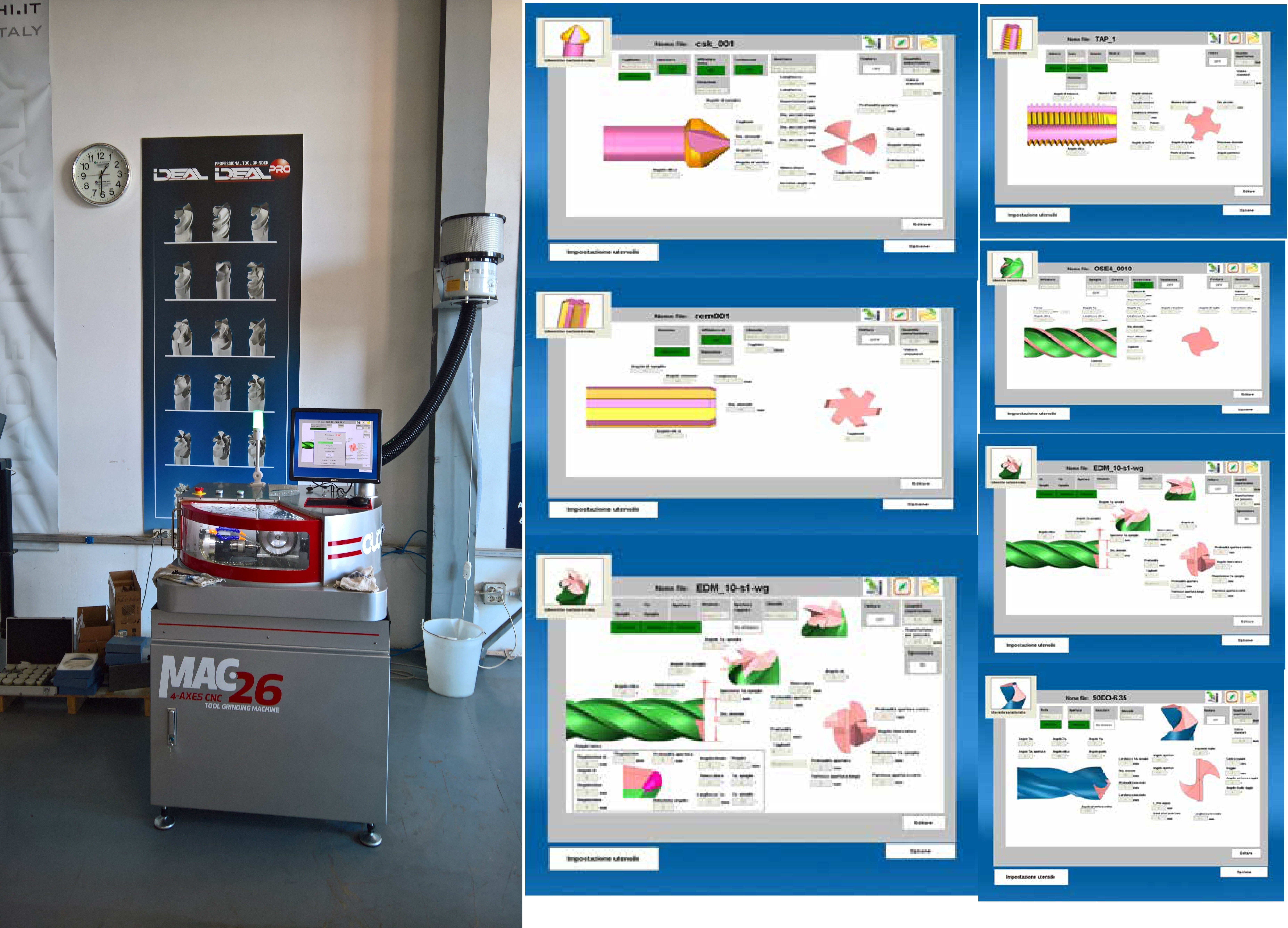 Eco Friendly Mac 26 Tool Regrinding Machine
