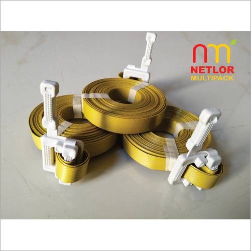 Black Pre Cut Strapping Yellow