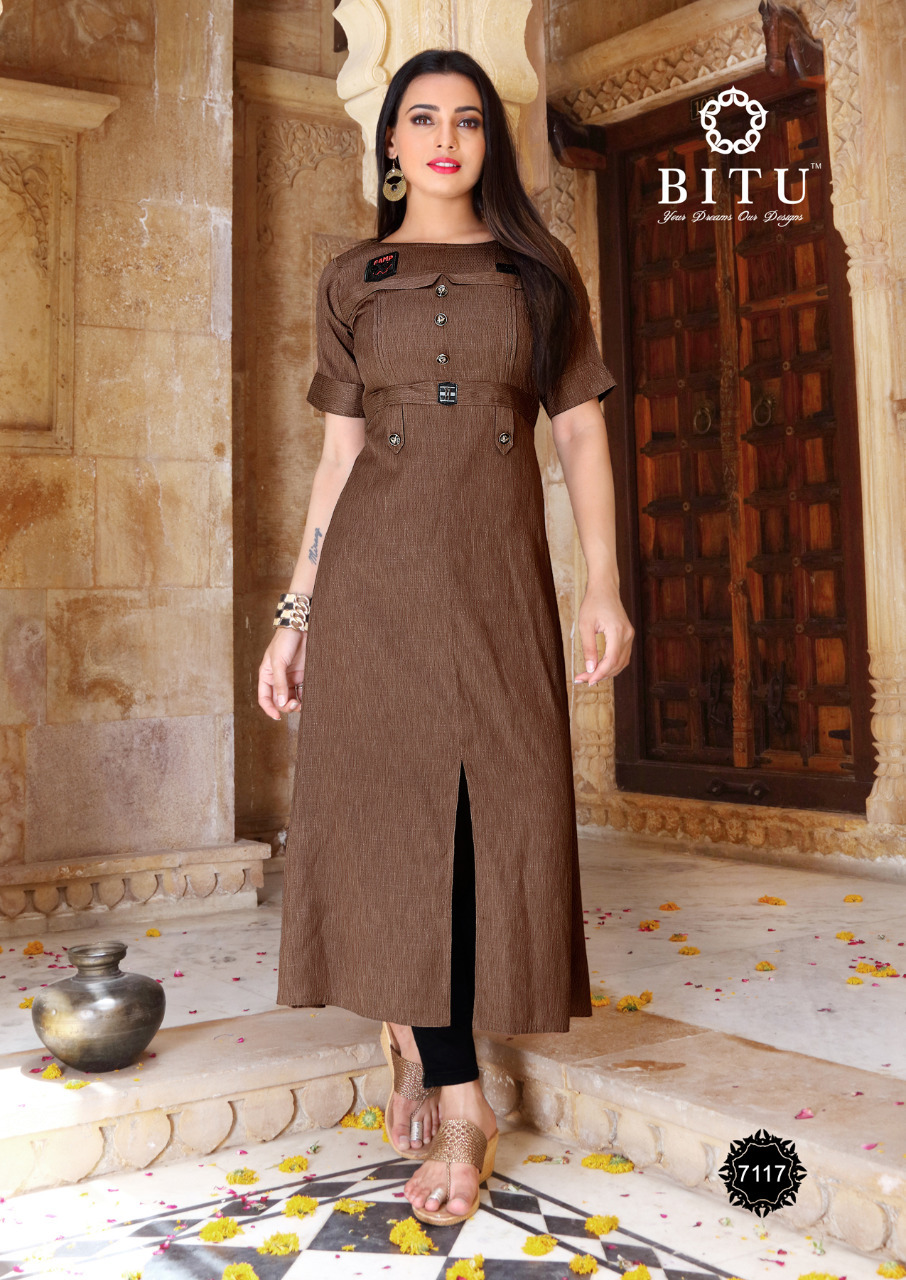 Cotton Designer Long Kurtis