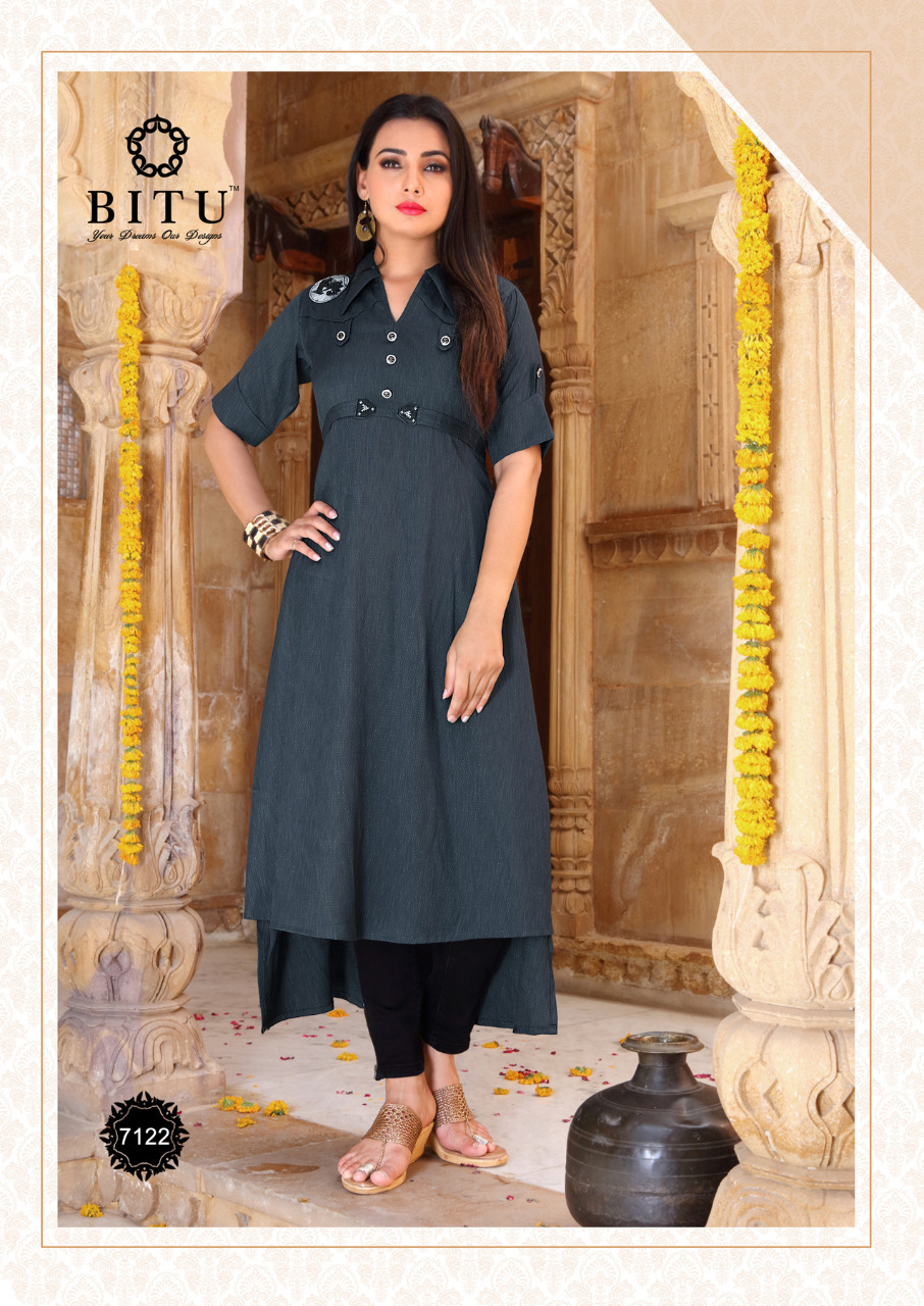 Cotton Designer Long Kurtis