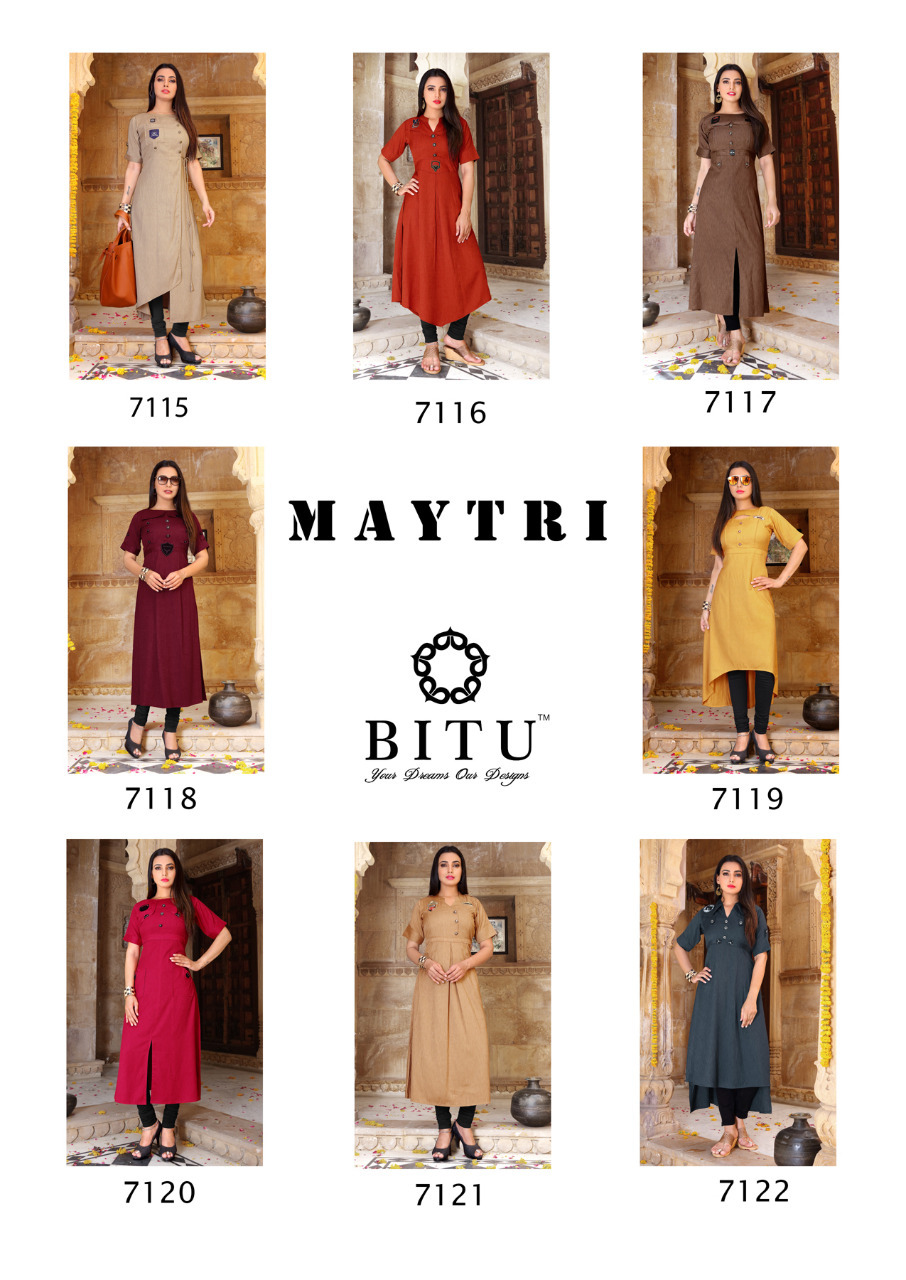 Cotton Designer Long Kurtis