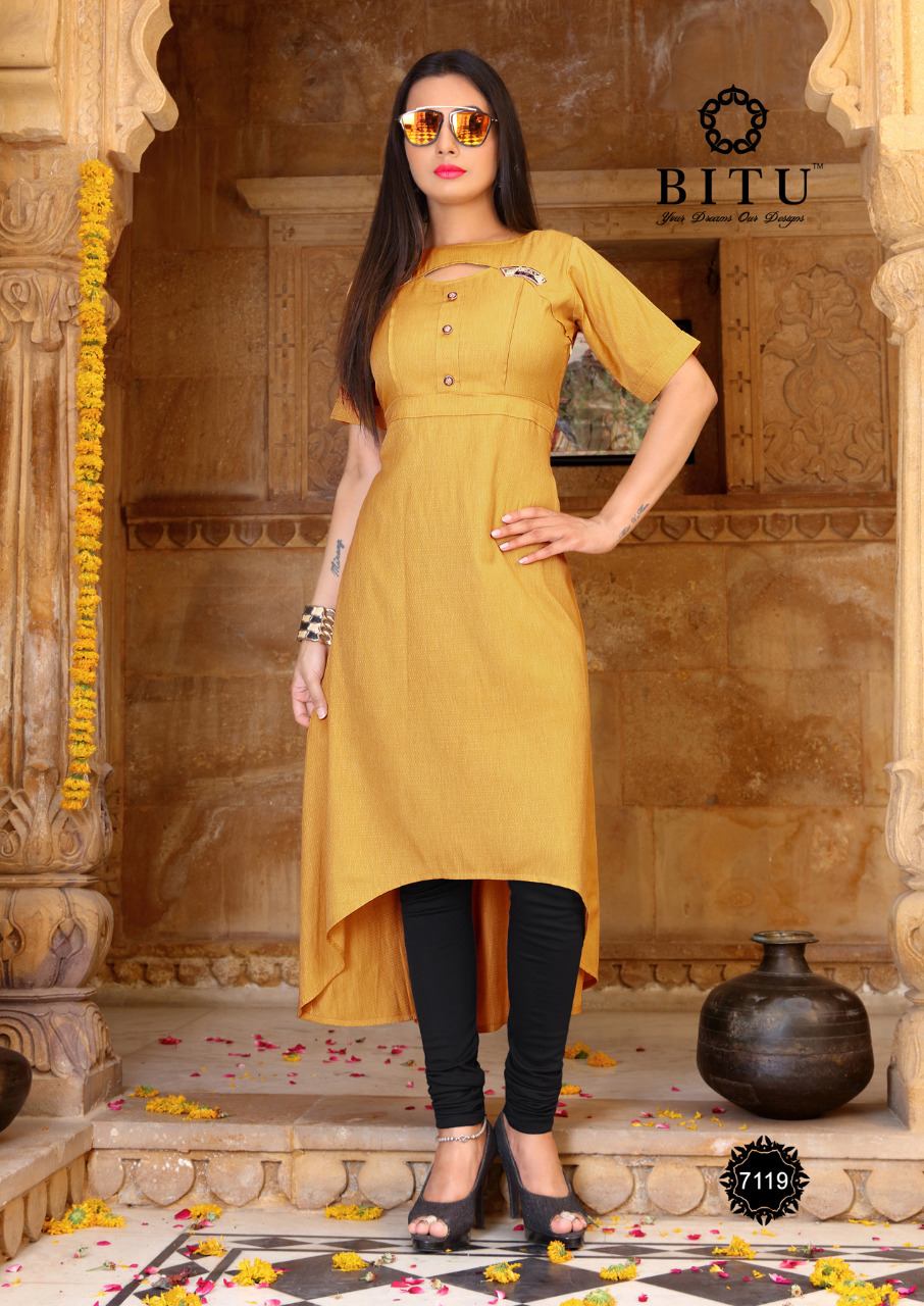 Cotton Designer Long Kurtis