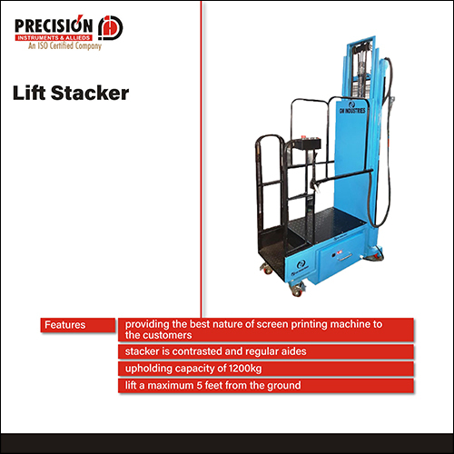 Lift Stacker - Durable Steel, Heavy-Duty Design , Compact and Versatile Material Handling Solution