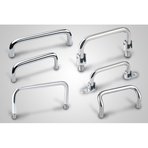 Silver Round Bar U Handles