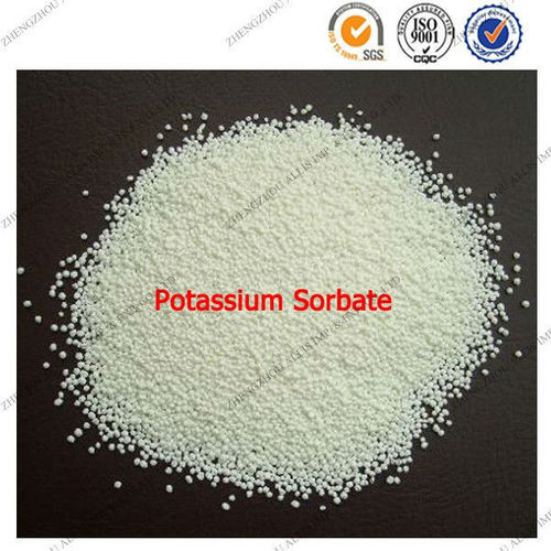 Potassium Sorbate - Density: 1.363 g/cm³, Melting Point: 270 °C | Molecular Formula: C6H7KO2, Molecular Weight: 150.22 g, Purity: 92%