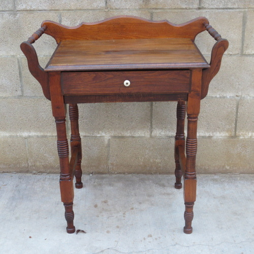 Wood Teakwood Side Table