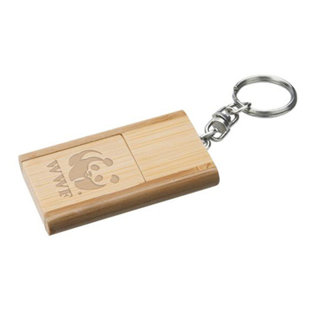 Wooden Swivel Usb Flash Drive - 64mb To 64gb Capacities | 1000g Shock Resistance, Auto-run, Password Protection, Plug & Play