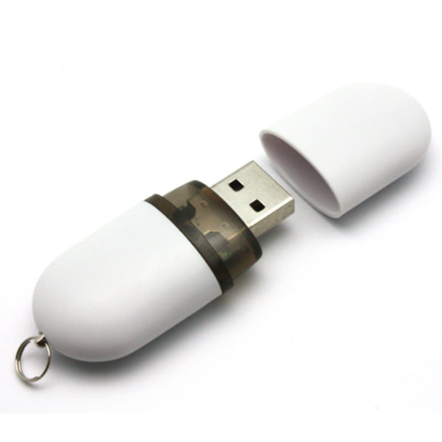 Capsule Shape Key Chain Plastic Usb