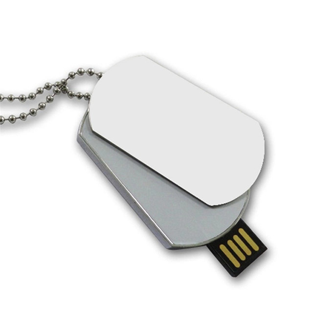 Customized Logo Metal Mini Card Shape Memory Usb Flash Drive - 64mb To 64gb Capacities, Shock Resistant 1000g, Auto-run And Password Protection Features, Compact Size 52 X 31 X 7mm