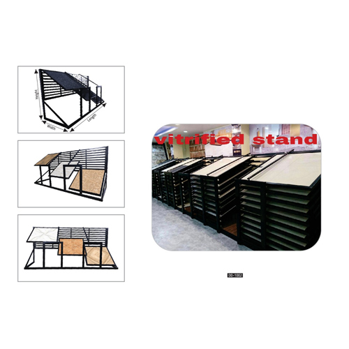 Steel Modern Tiles Display Stand