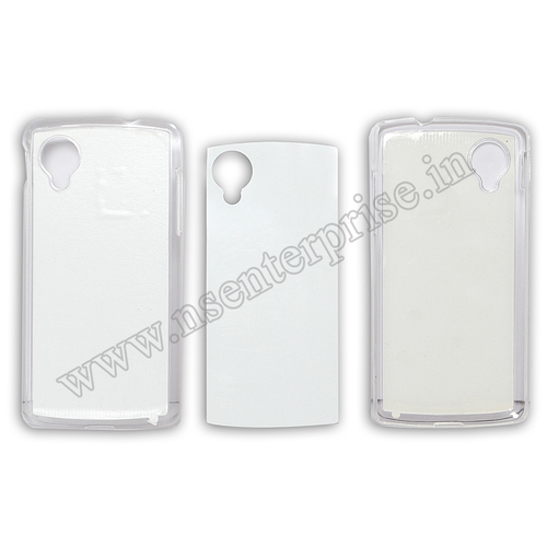 व्हाइट 2D नेक्सस 5 मोबाइल कवर