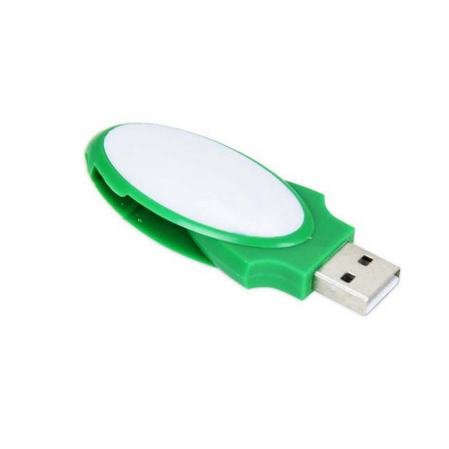 Creative Ovel Shape Custom Logo Plasic Usb Size: 30 X 15 X 10mm