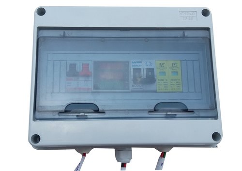 Surcle सोलर 1 फेज 5kva Acdb सर्ज, एनर्जी मीटर के साथ करंट प्रोटेक्शन बॉक्स से अधिक