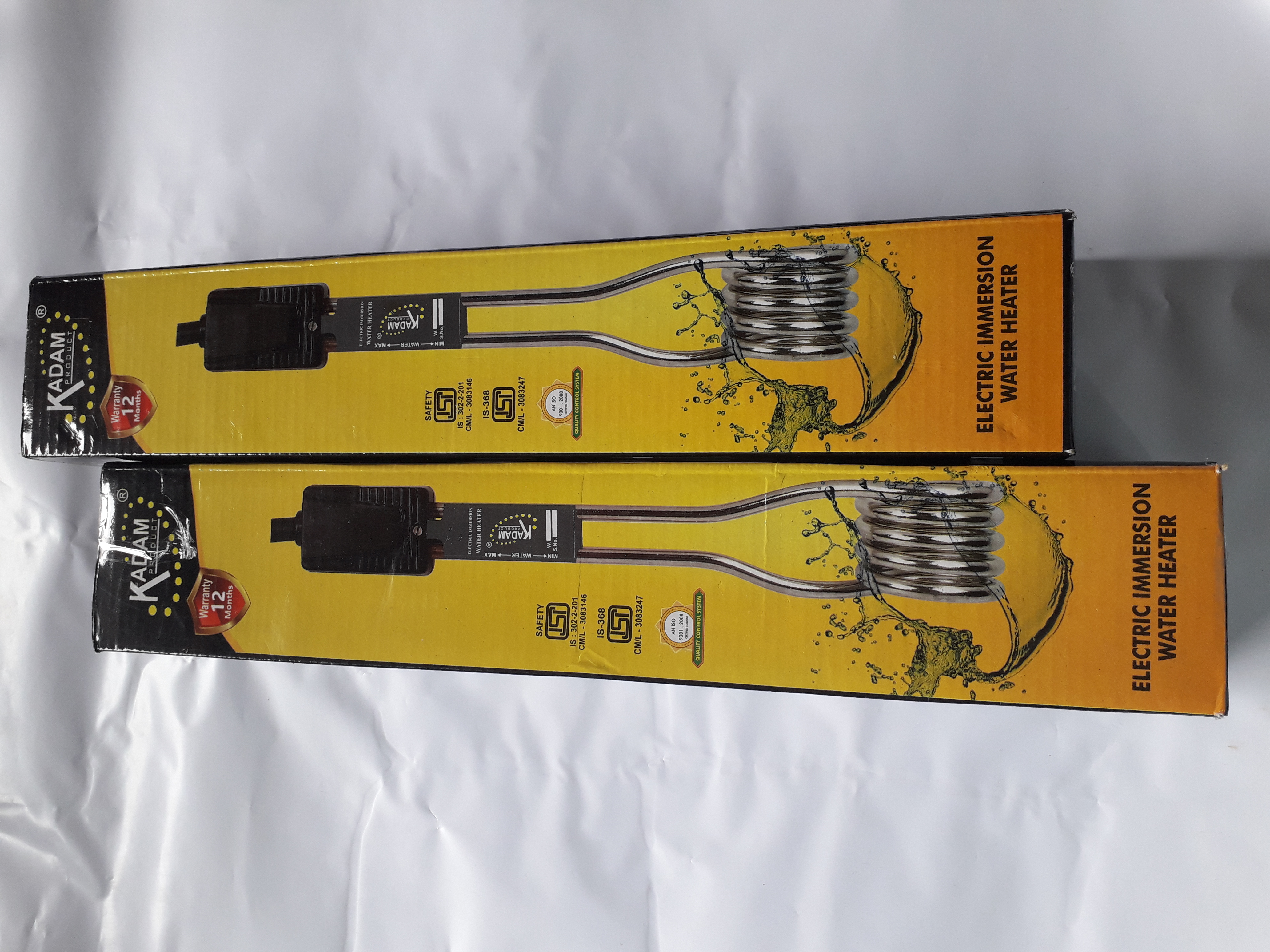 Waterproof Electric Heater - 2kw Power, Copper Metal , Free Standing Design