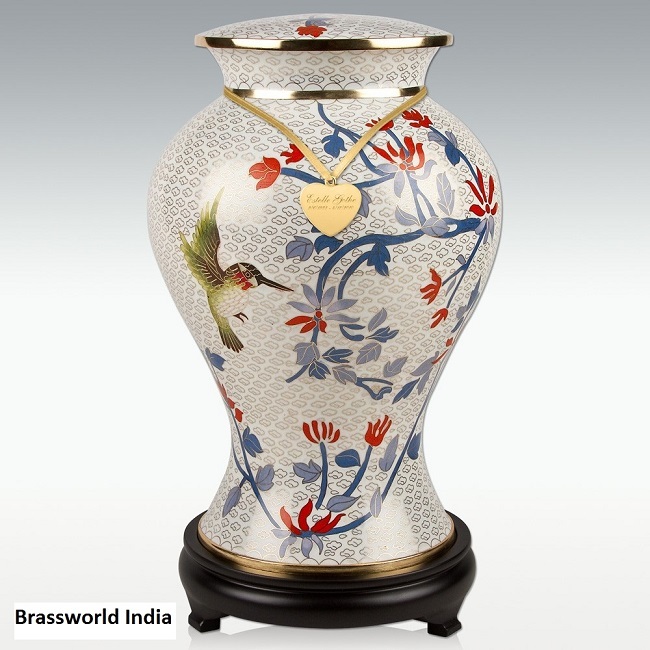 Cloisonne Cremation Urn