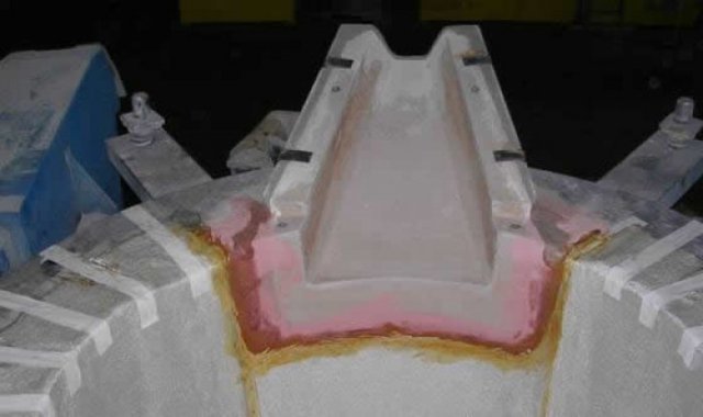 Precast Pouring Spout - Application: Steel