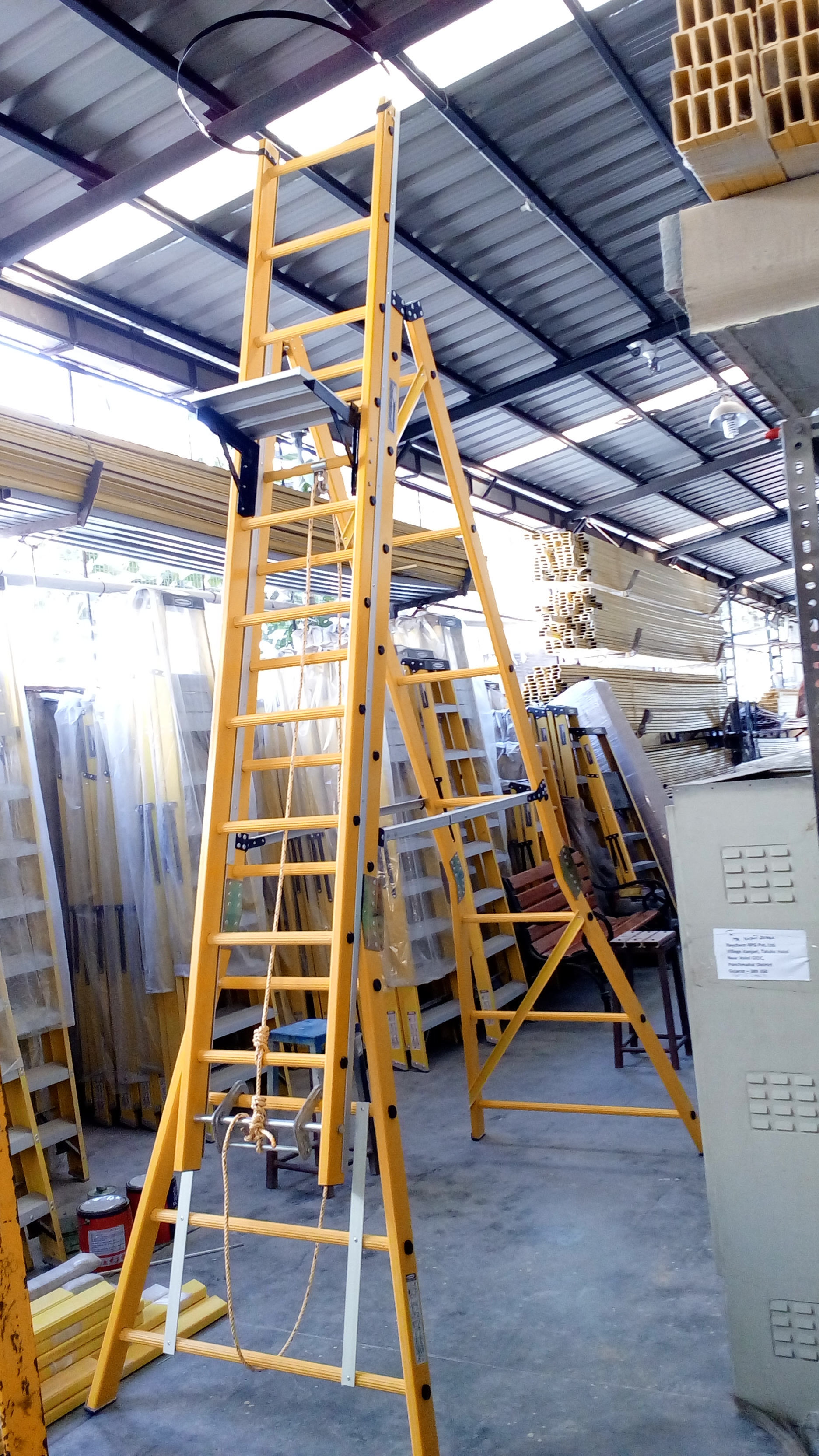Self Supported Extension Frp Ladder