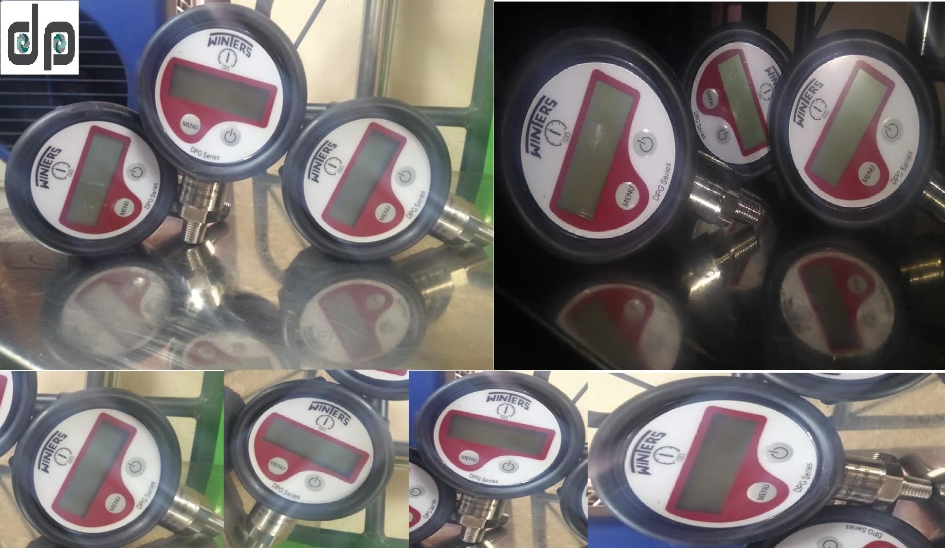 Galvanized Winters Digital Pressure Gauge Model No Dpg220r11