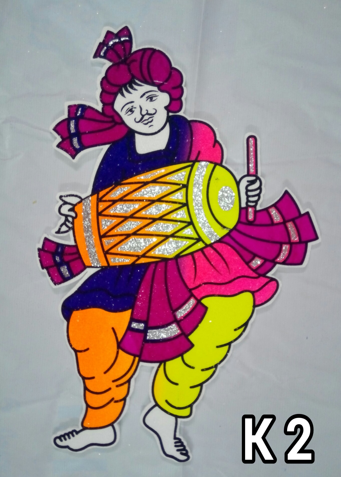 Thermocol Garba Set