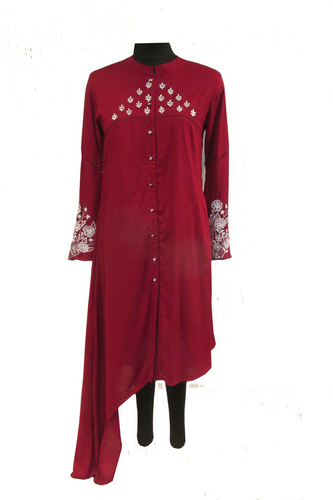 Ladies Designer Tunic Bust Size: 36 Inch (In)