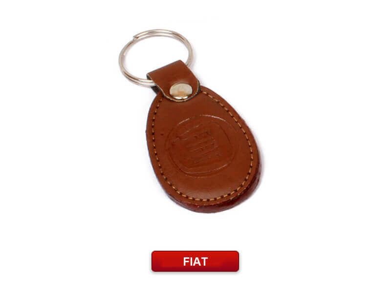 Brown Leather Modified Keyring