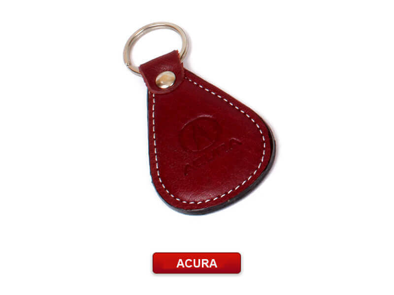 Brown Leather Modified Keyring