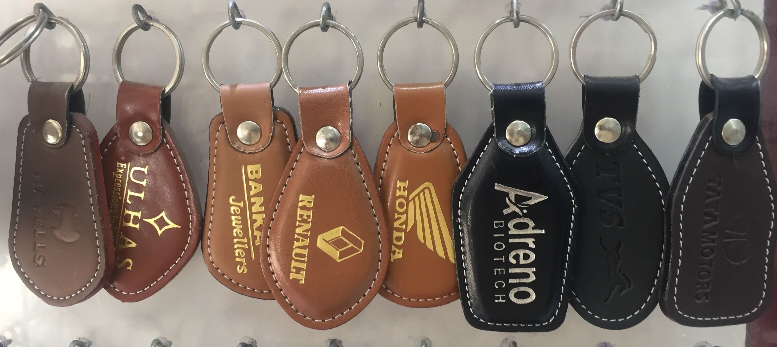 Brown & Black Key Ring