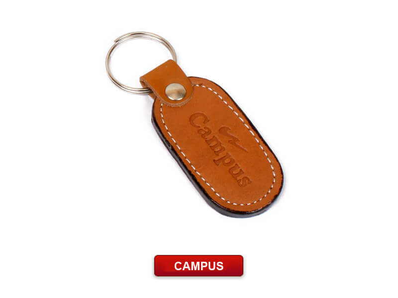 Brown & Black Key Ring