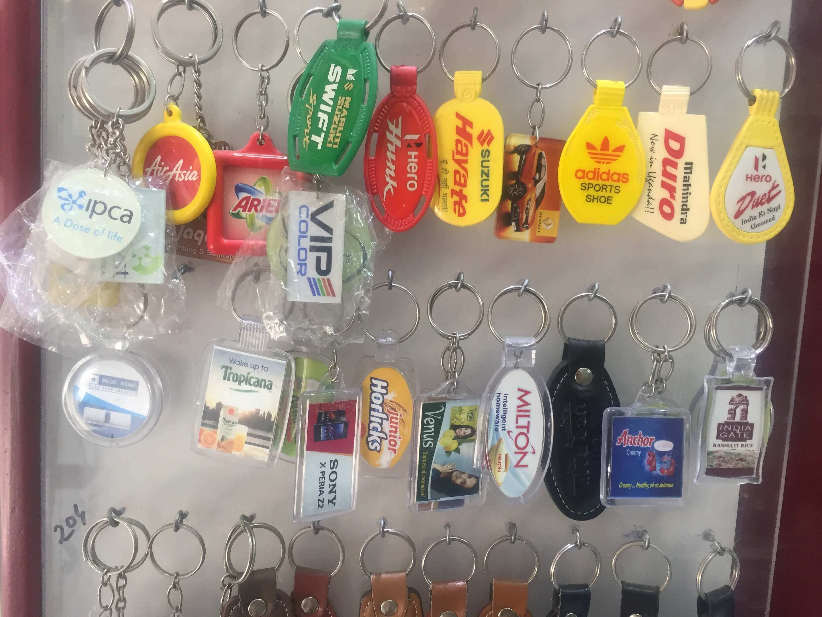 Mix Color Plastic Keyring Modified