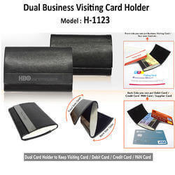 Black Modified Visiting Card Holder