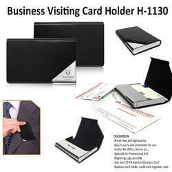 Black Modified Visiting Card Holder