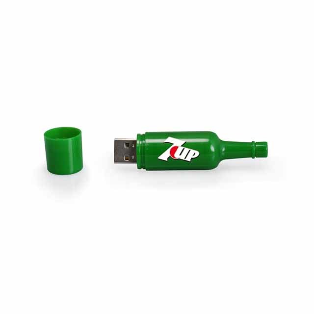 Bottle Shape Usb Flash Drive - Metal Finish 64mb To 64gb | Shock Resistance, Password Protection, Auto-run Function
