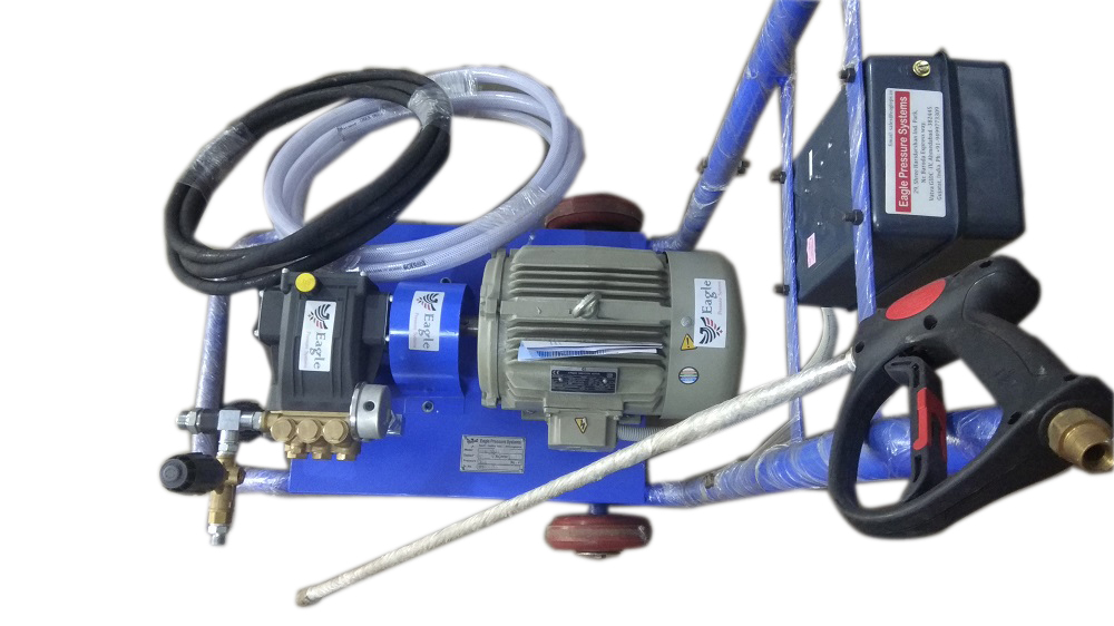 High Pressure Hydro Test Pump - Color: Blue Grey