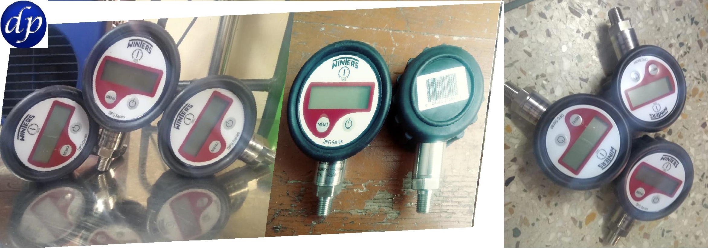 Polished Winters Digital Pressure Gauge Model No Dpg224r11