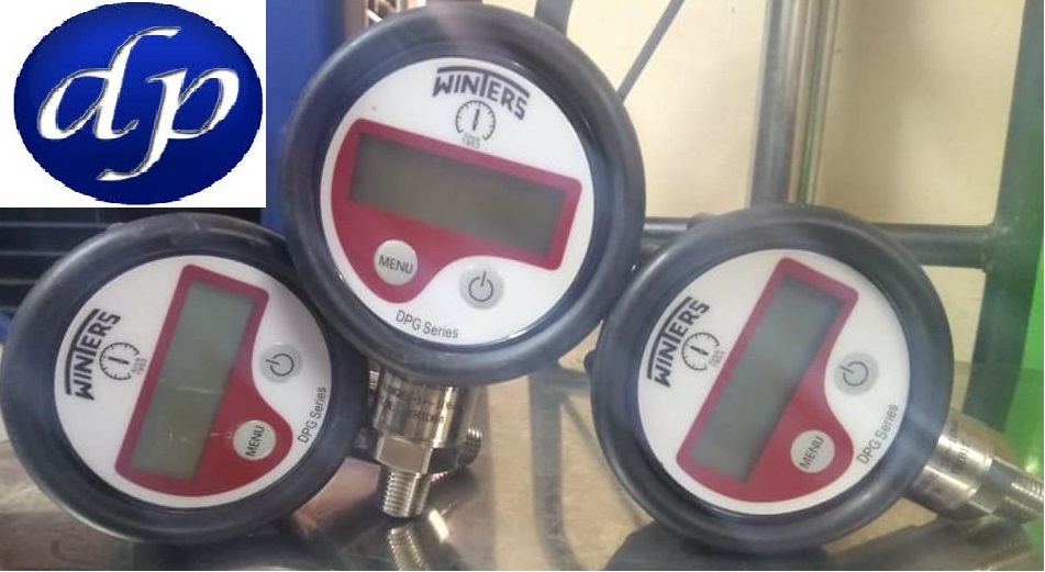 Polished Winters Digital Pressure Gauge Model No Dpg224r11