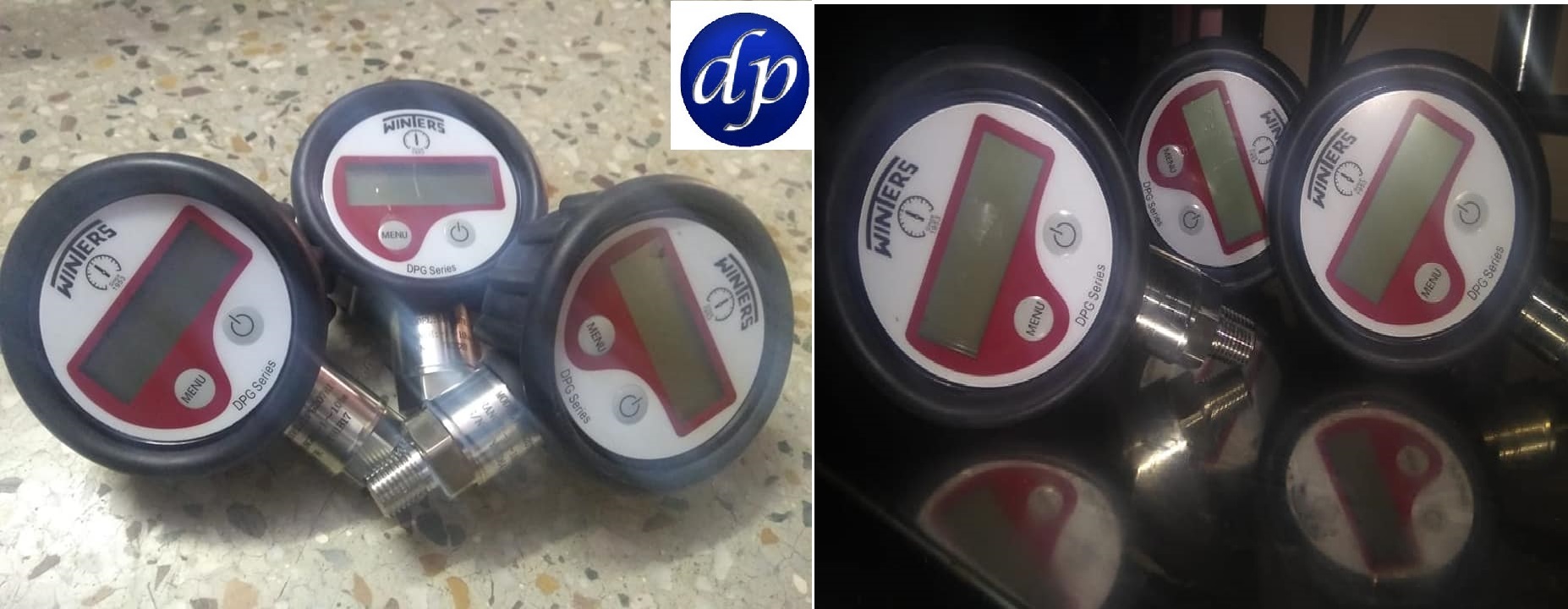 Polished Winters Digital Pressure Gauge Model No Dpg224r11