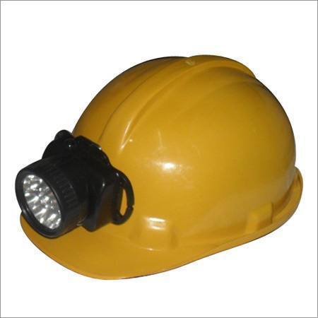 Safety Helmet with Rechargeable Torch