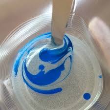 White And Blue Pigmented Acrylic Resins